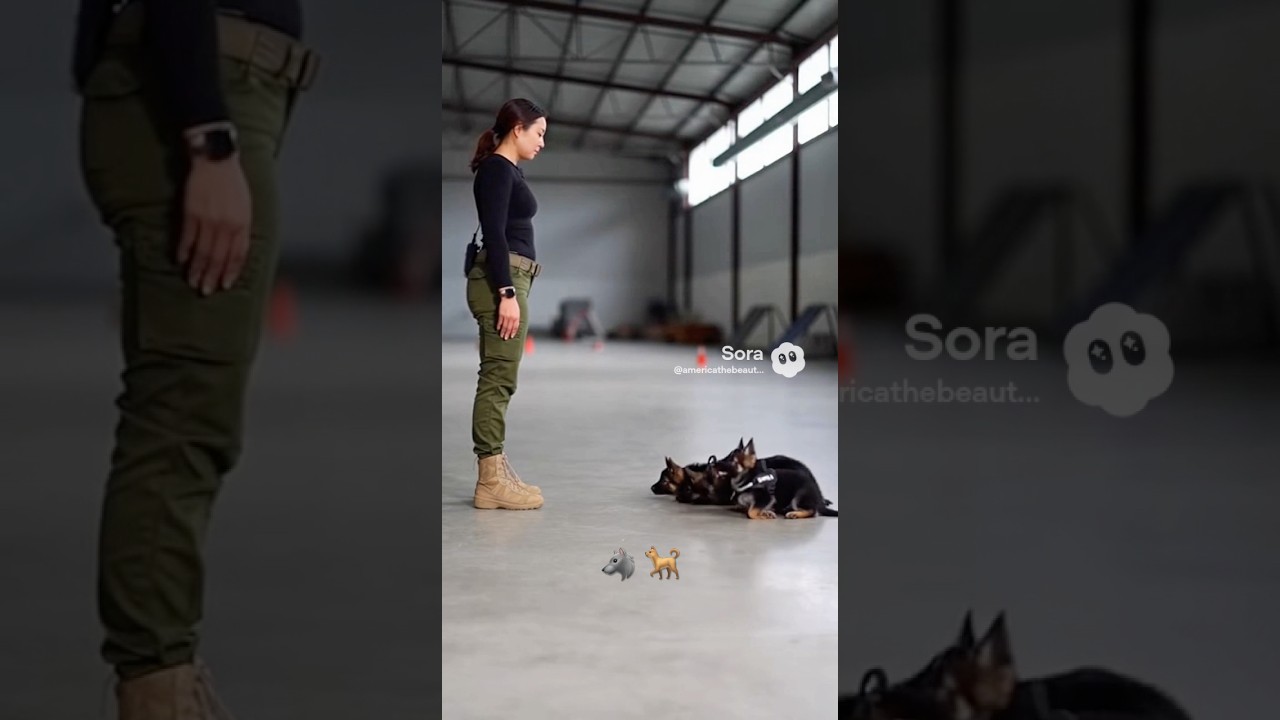 German shepherd k9 puppies training 