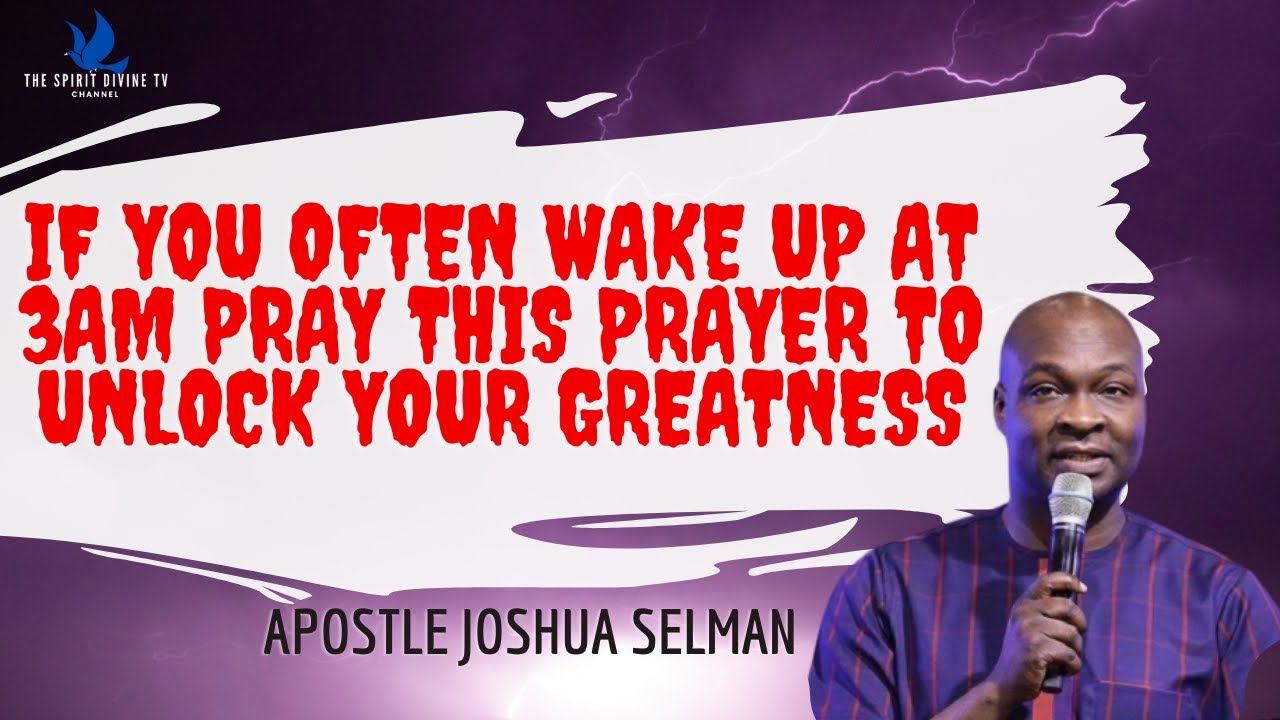 ⁣3AM PRAYER TO UNLOCK YOUR GREATNESS