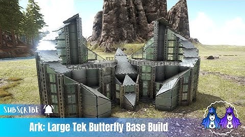 Ark: Large Tek Butterfly Base Build [No Mods]