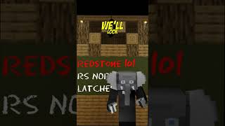 Redstone 101 - RS Nor Latches #shorts