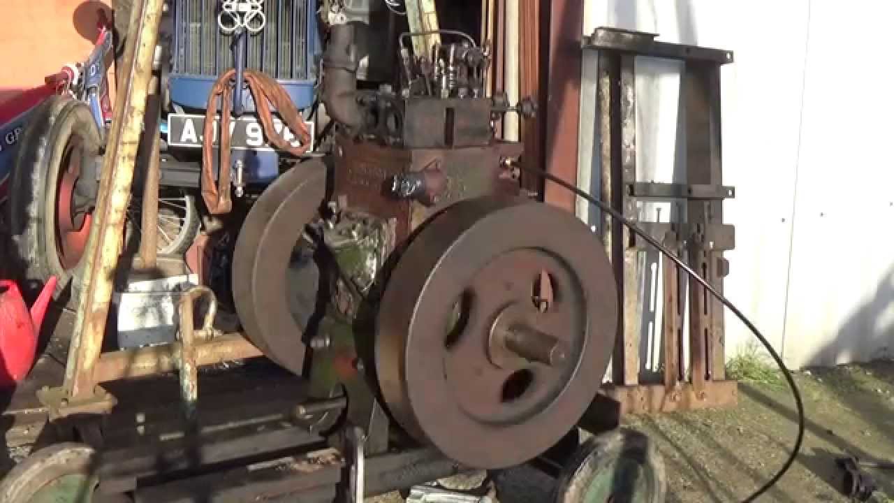 Ruston Hornsby 1VTH First start - YouTube