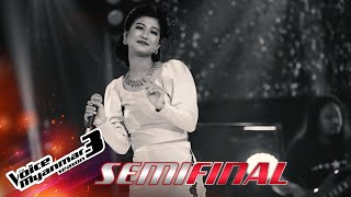 Video thumbnail of "Khin Yadanar Soe : "ဆောင်းကြာခြည်" | Semi Final - The Voice Myanmar Season 3, 2020"