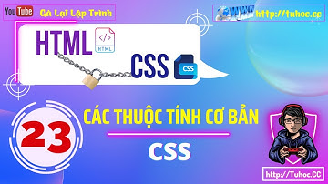 23. CSS cho người mới Điểm qua các thuộc tính cơ bản dễ dùng và hiệu quả
