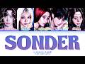 LE SSERAFIM Sonder Lyrics (Color Coded Lyrics)