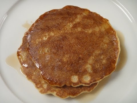 Oats Pancake with Maple Syrup
