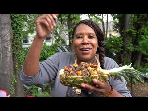 Heather B's Grilled Pineapple and Vegetable Wild Rice.