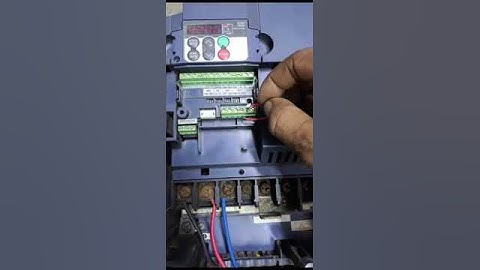 Fuji electric vfd inverter alarm