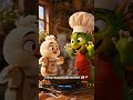 Chef Dragon Tried Making Pancakes… Total Disaster 🔥🍳😭