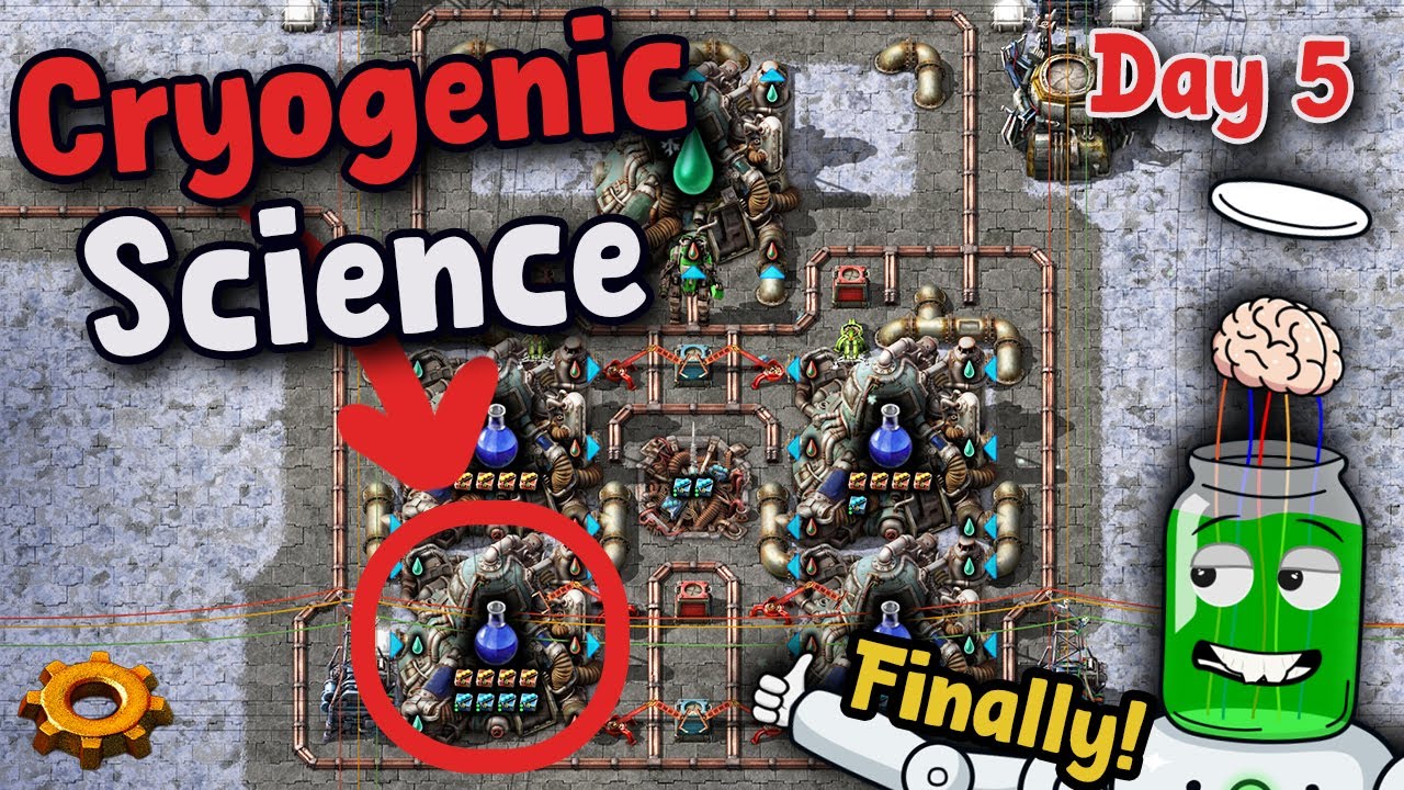 Cryogenic science, finally?! | FACTORIO SPACE AGE - YouTube