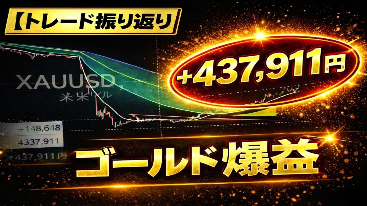 【FXトレード振り返り】ゴールドリアルトレード【XAUUSD #1】Fintokei