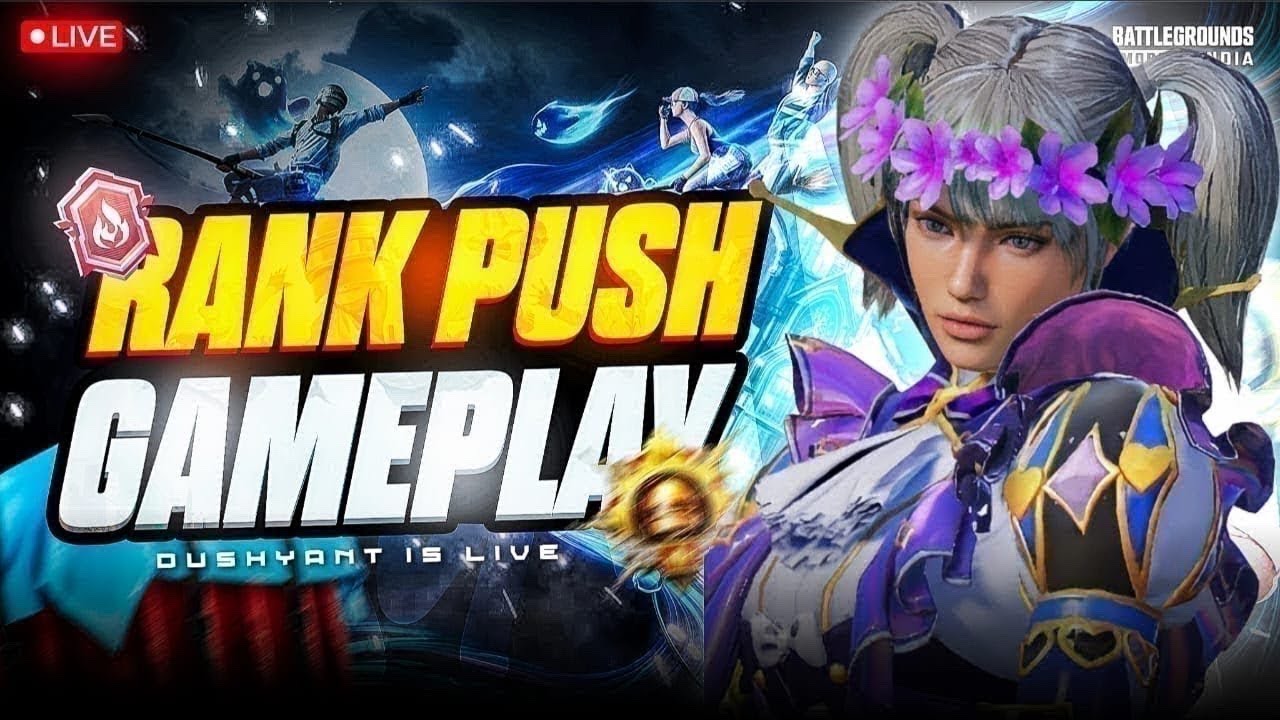 BGMI 4.1UPDATE DAY 48 RANK  PUSH RP GIVEAWAY 20 PLAYERS @BattlegroundsMobile_IN@SAxMayurIsLive