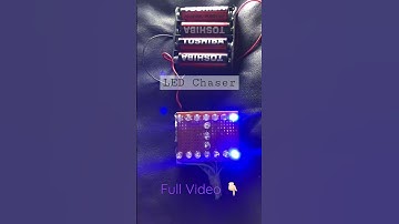 Led chaser | name chaser Circuit #led #diy #shorts #viral #electronic