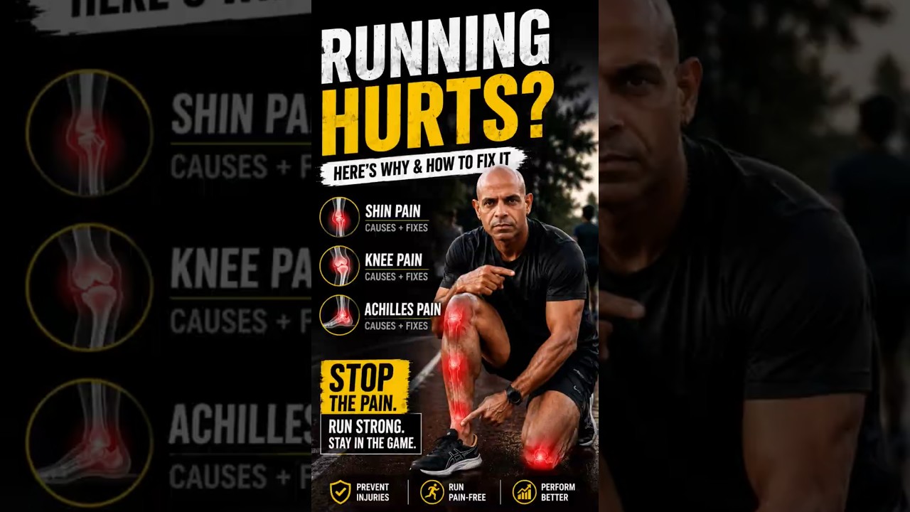 KNEE PAIN, MUSCLE PAIN, BODY PAIN, SHIN PAIN ​#Shorts ​#InjuryRecovery ​#RunningInjuries