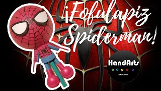 Como hacer fofulapiz Spiderman| KBEZONES Spiderman | Puntera Spiderman