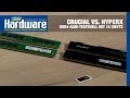 16 GiByte DDR4-RAM: Crucial vs. HyperX im Testduell