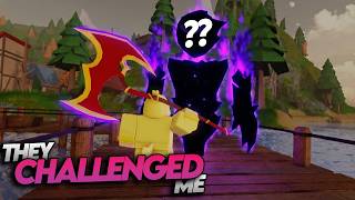 I Got Challenged On Dungeon Quest by a Mysterious Player... screenshot 1