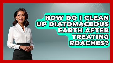 How Do I Clean Up Diatomaceous Earth After Treating Roaches? - Insects and Invaders