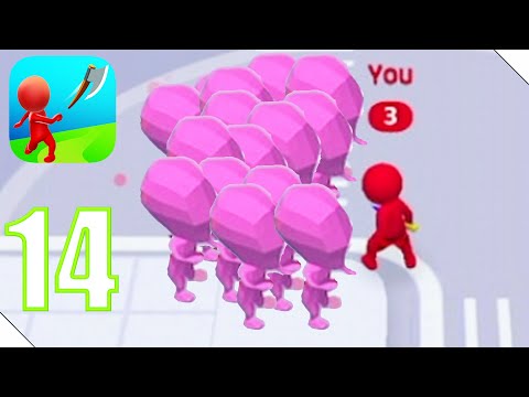 Move.io: Move Stop Move - Stickman Crowd 3D Прохождение Часть 14 | Андроид/iOS Геймплей