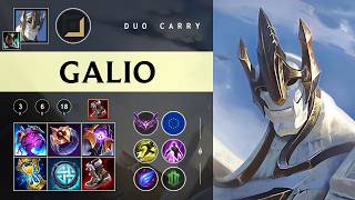 Galio Carry vs Jinx - EUW Master Patch 26.07