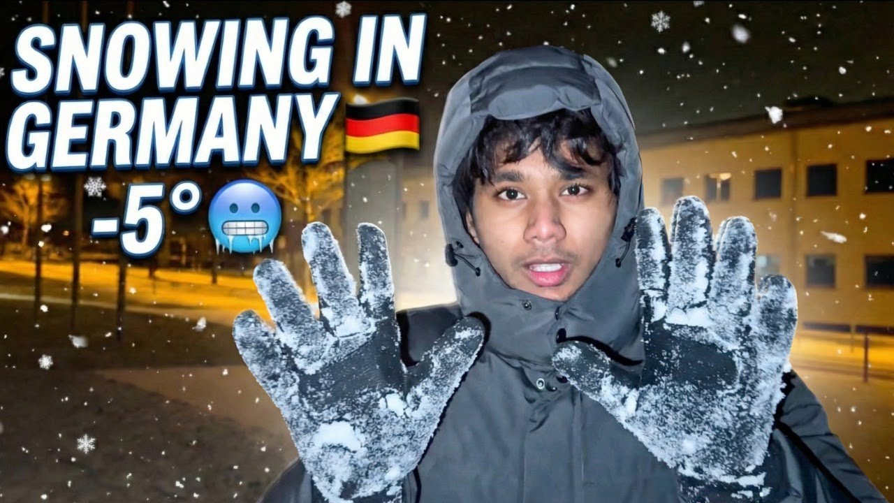 Life in Germany at -5°C ❄️ Is it Dreamy or Difficult?  🇩🇪 | Ankit Gxpta
