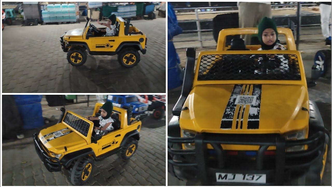 Our baby jeep rider | battery operated jeep | toy jeep | kanyakumari ...