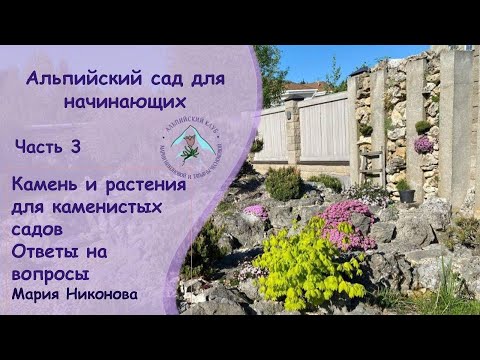 АЛЬПИЙСКИЙ САД ДЛЯ НАЧИНАЮЩИХ. ЧАСТЬ 3. КАКОЙ КАМЕНЬ ИСПОЛЬЗОВАТЬ. РАСТЕНИЯ ДЛЯ КАМЕНИСТЫХ САДОВ.
