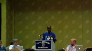Scott Jeffrey Heckstall, Jr. (Eta Gamma '77) on the Kappa Kappa Psi Fraternity Hymn