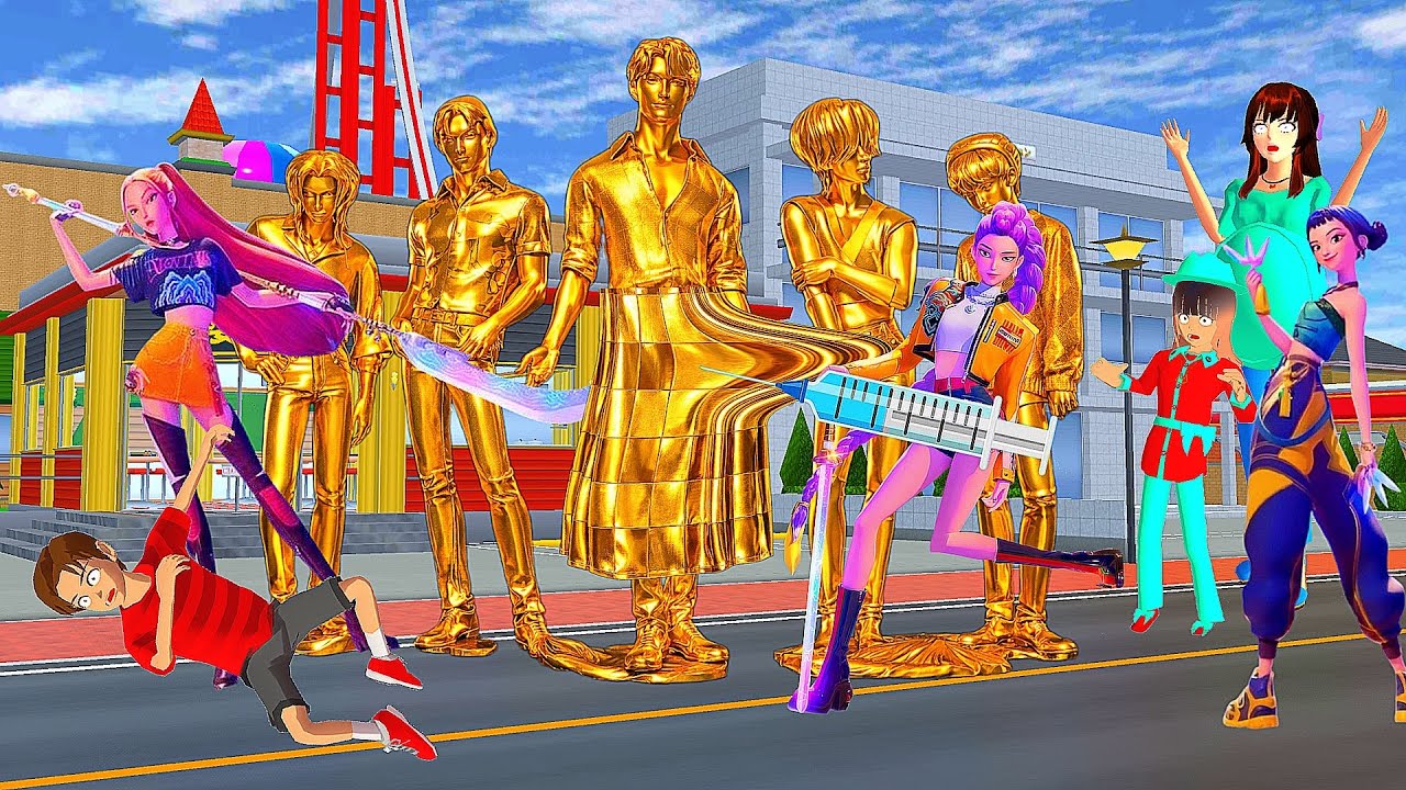 Yuta Mio Panik Saja Boys Golden Diculik Disunat Rumi Demon Hunters Hamil | Sakura School Simulator