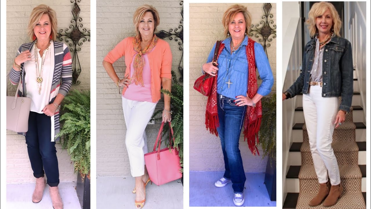 FASHION CLOTHING FOR WOMEN AGED +50 +60 YEARS +70 YEARS + 80 YEARS CLOTHING COMBINATIONS FOR LADIES