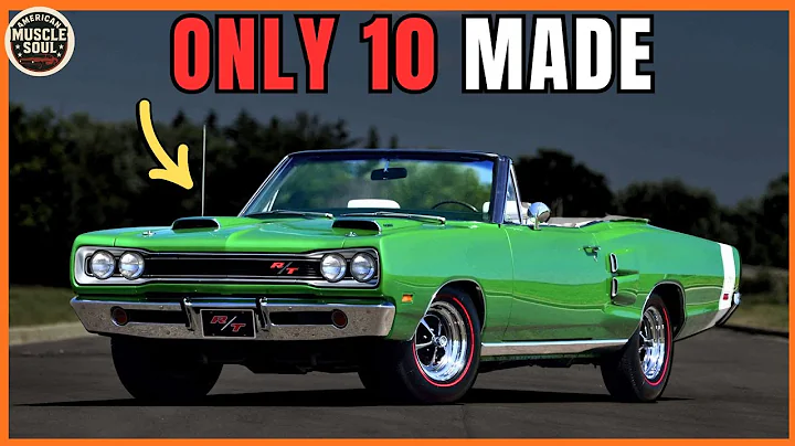 10 RAREST AMERICAN MUSCLE Cars Ever Made! The Ghost Cars of American Muscle