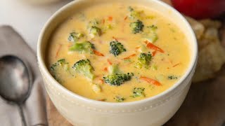 Easy Copycat Panera Broccoli Cheddar Soup Recipe