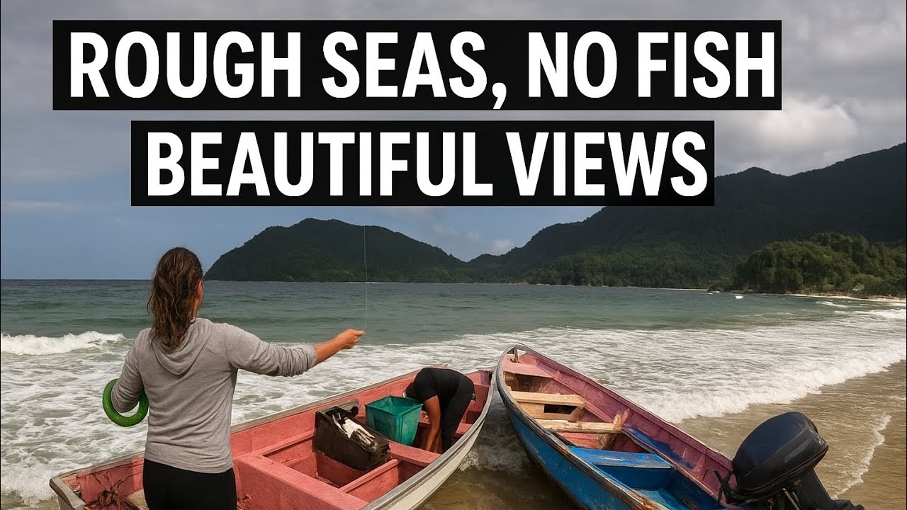 No luck with the fishes today. However, being by the water was amazing. 