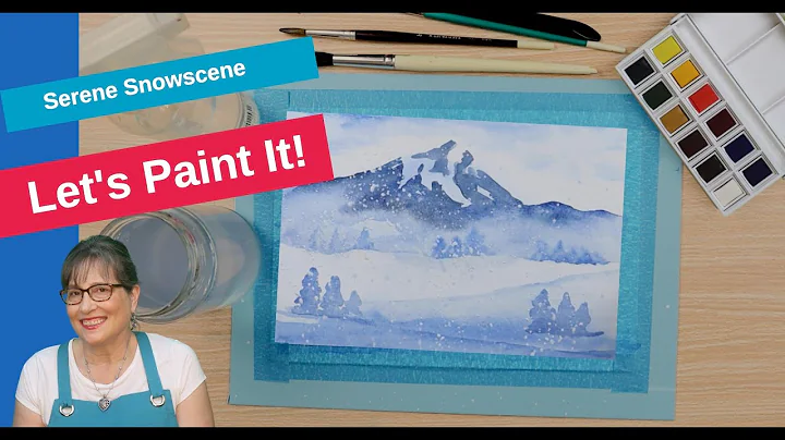 9.  How to Paint a Snowscape with Watercolor