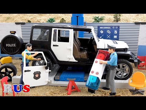 Полицейская машина и торнадо - Мультики про Машинки | BIBO и Игрушки