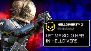 The Legend of Let Me Solo Her in Helldivers 2 (Community Legend)