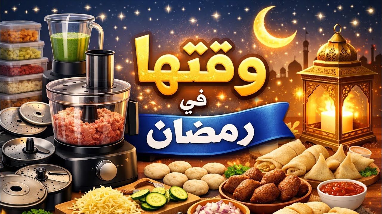وقتها فى رمضان  واستخداماتها في تجهيزات رمضان 2026