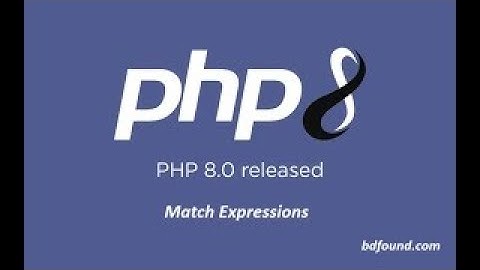 New Features   Match Expressions PHP 8