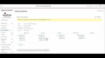 Reviewing MyLab Assignments