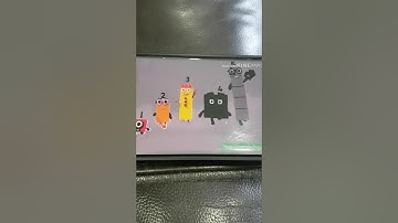 numberblocks reverse confusion, greyscale high pitch, sponge, pitch black and crazy diamond