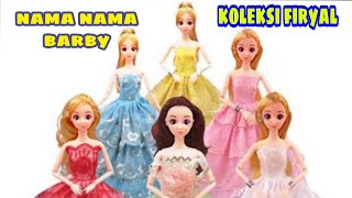 nama nama barbie