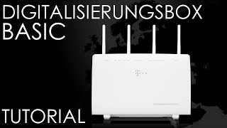 Digitalisierungsbox BASIC - Manuelle Konfiguration