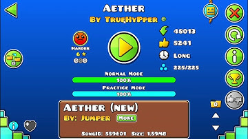 Aether by TrueHyPper |Geometry Dash 2.11