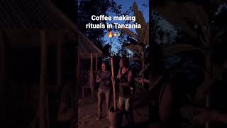 Coffee making process right at the source in Materuni, Kilimanjaro, Tanzania ??