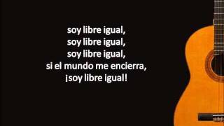 Video thumbnail of "Soy libre igual (letra) - Alakrán"