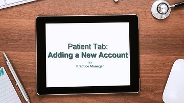 Patient Tab:  Adding a New Patient
