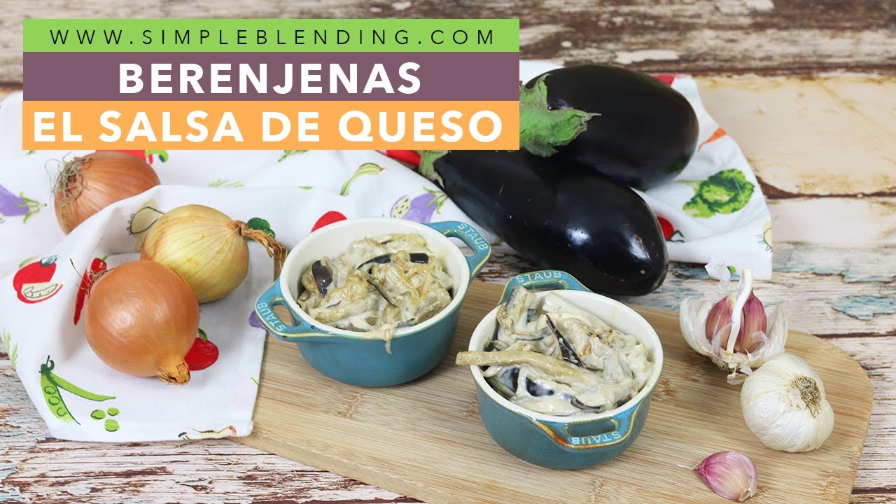 RECETA DE BERENJENAS CETOGÉNICAS EN SALSA DE QUESO AZUL | Deliciosa receta de berenjenas cremosas