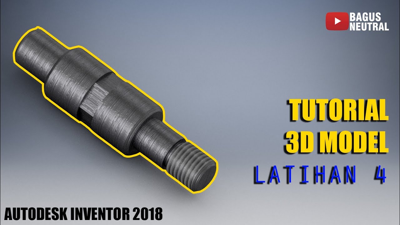 Tutorial 3D MODEL - LATIHAN 4 - YouTube