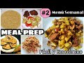 MEAL PREP 2//Menú Semanal Fácil y Económico//Recetas rápidas//ahorro