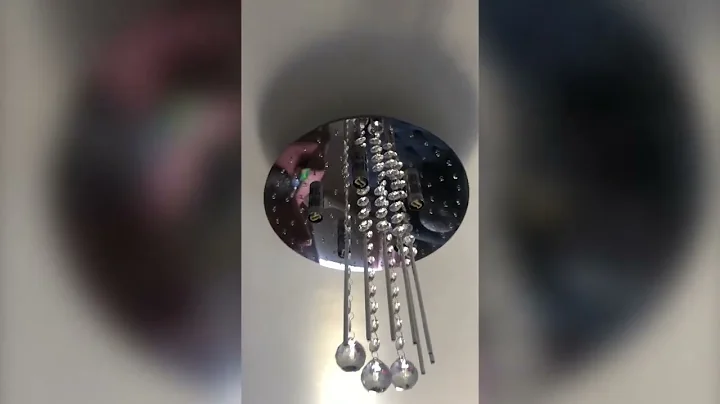 How to install a 5 Light Chandelier Chrome | Halogen bulb vs LED Bulb comparison | Range UK