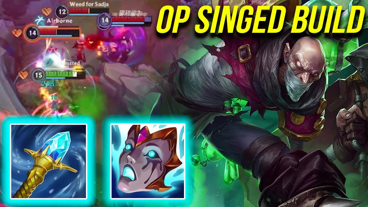 WILD RIFT SINGED OP BUILD IN THE JUNGLE - TOP TIER GANKER - YouTube